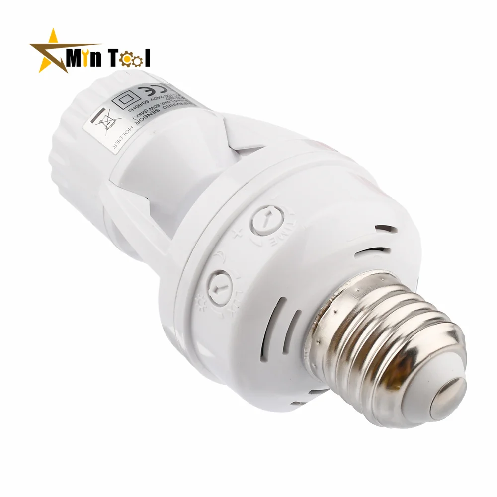 AC100-240V PIR Capteur De Mouvement inda Prise Convertisseur Base De Lampe Intelligent Joli Porte-Ampoule Infrarouge Capteur Commutateur - Image 3